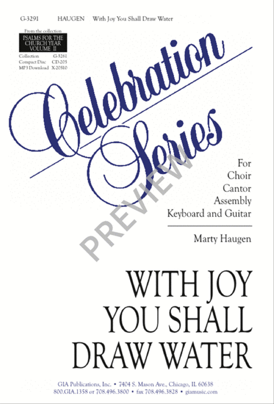 With Joy You Shall Draw Water 4-Part scores gallery preview page 2
