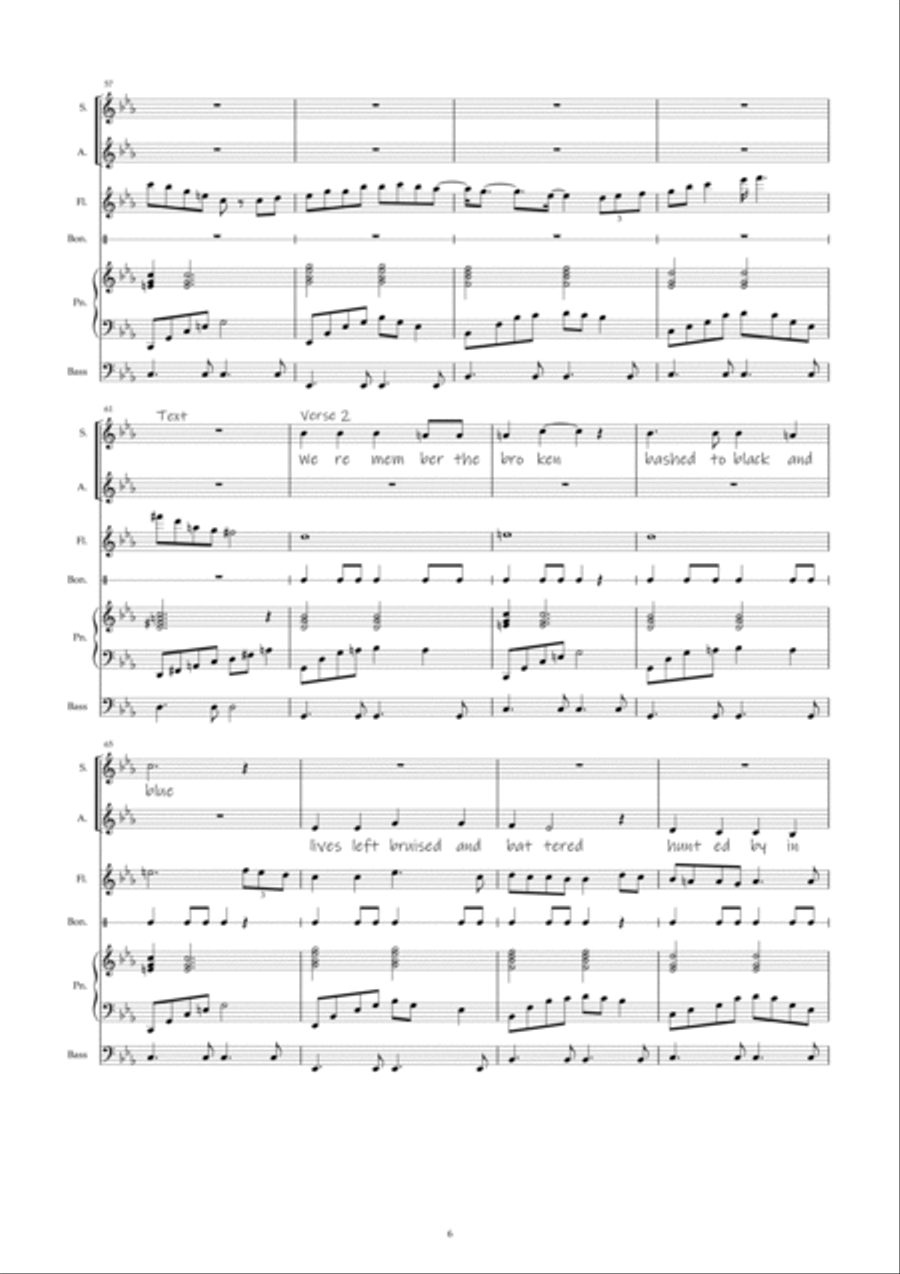 Remembering Them Remembering Them 2-Part scores gallery preview page 6