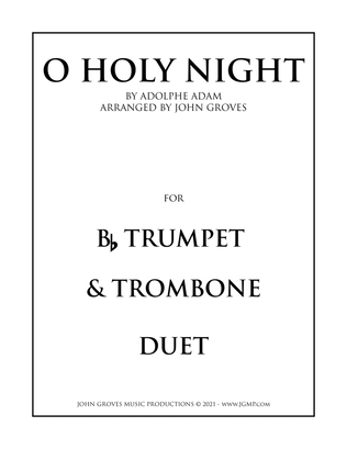 Book cover for O Holy Night - Trumpet & Trombone Duet