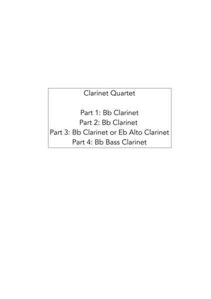 Coventry Carol - Jazz Carol for Clarinet Quartet image number null