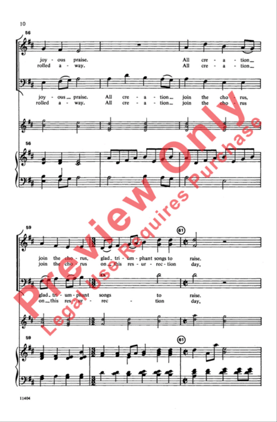 Christmas Joy (Easter Joy) 3-Part scores gallery preview page 10