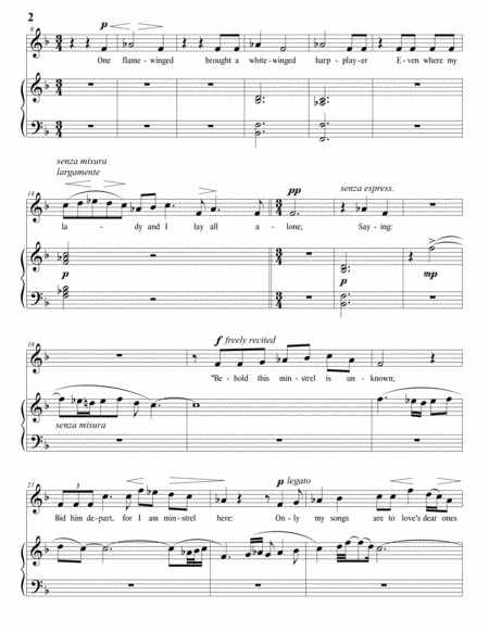 Love's minstrels (F major)