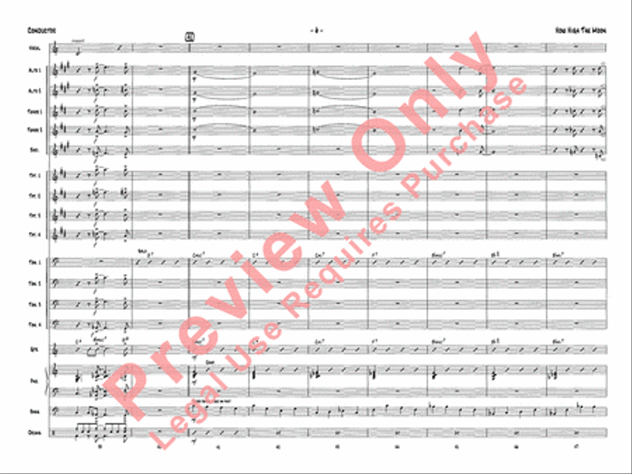 How High the Moon How High the Moon Jazz Ensemble scores gallery preview page 21