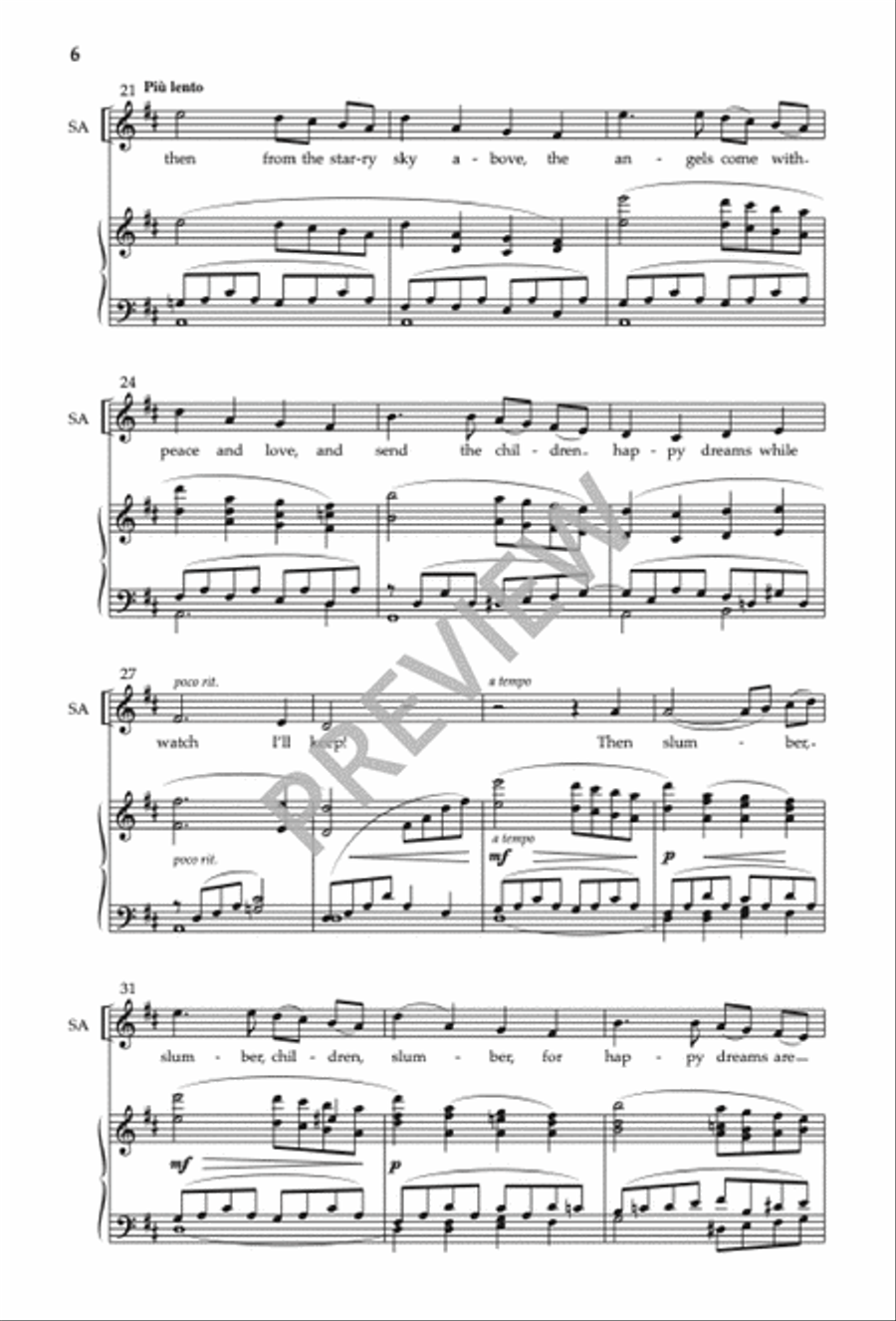 Hansel and Gretel Choral Suite II SA scores gallery preview page 7