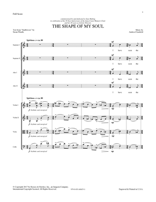 The Shape of My Soul - Score