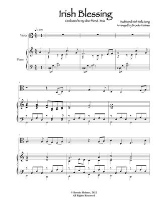 Irish Blessing for Viola & Piano in C