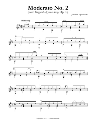Moderato No. 2 (from Original-Steyrer-Tänze, Op. 33)