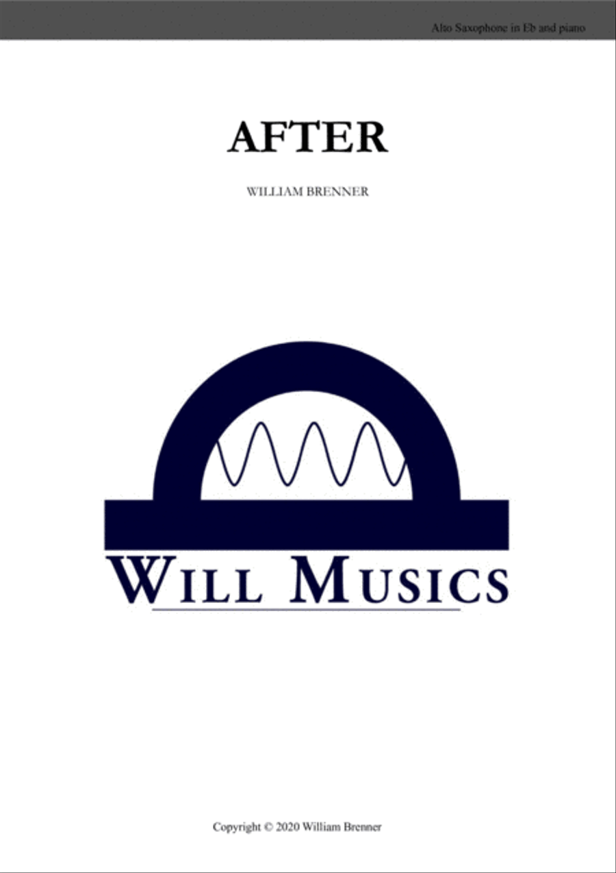 After - Alto Saxophone Alto Saxophone scores gallery preview page 1
