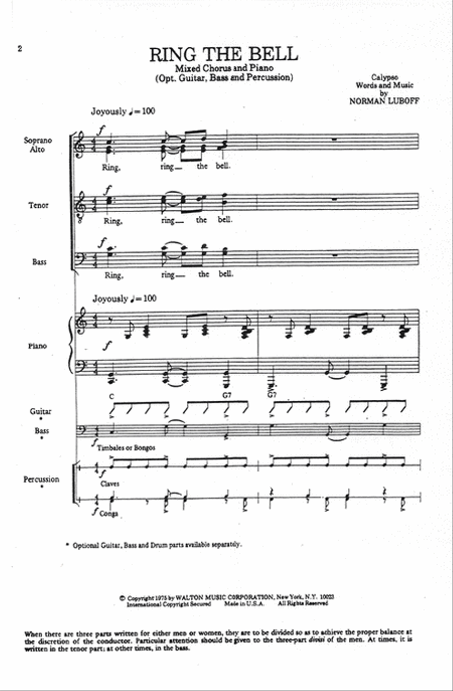 Ring the Bell Divisi scores gallery preview page 2