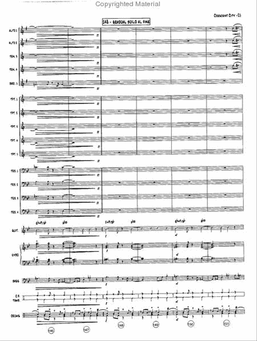 The Crescent City Stomp Jazz Ensemble scores gallery preview page 26