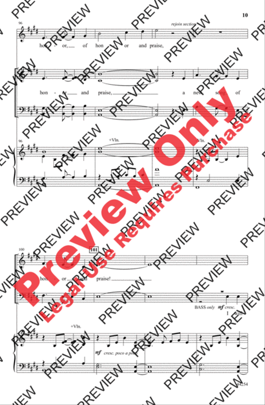 Celtic Canticle Celtic Canticle 4-Part scores gallery preview page 10
