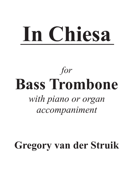 In Chiesa for Bass Trombone image number null