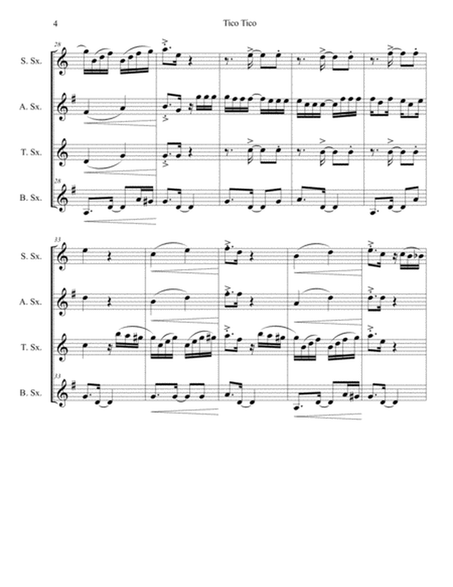 TICO TICO - Sax Quartet image number null