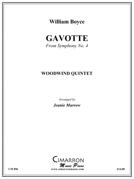 William Boyce: Gavotte from Symphony #4