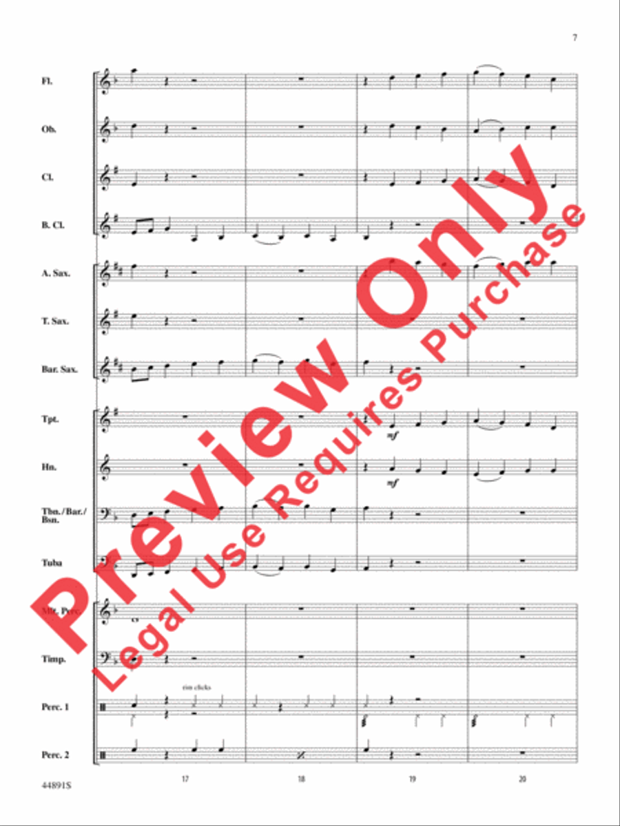 The Jaws of Fenris Concert Band scores gallery preview page 7