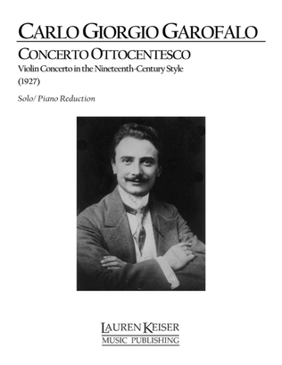 Book cover for Concerto Ottocentesco: Violin Concerto in the Nineteenth Century Style