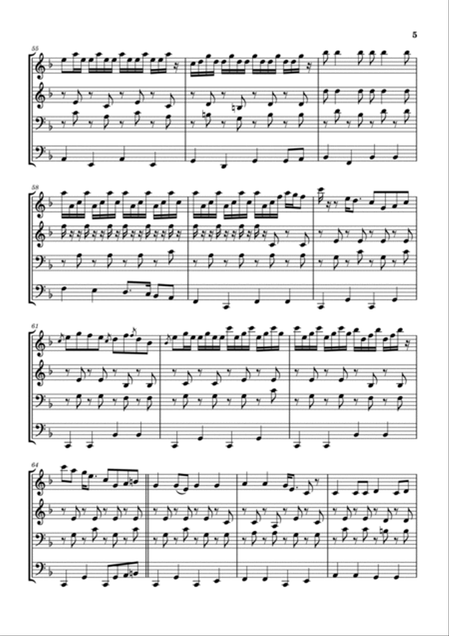 Rocky Top Brass Quartet scores gallery preview page 6