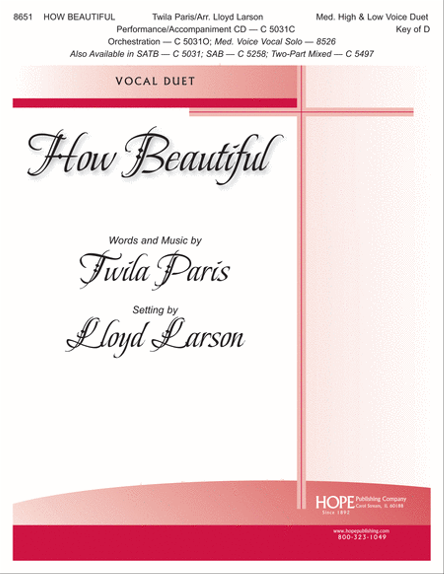 How Beautiful Choir scores gallery preview page 1