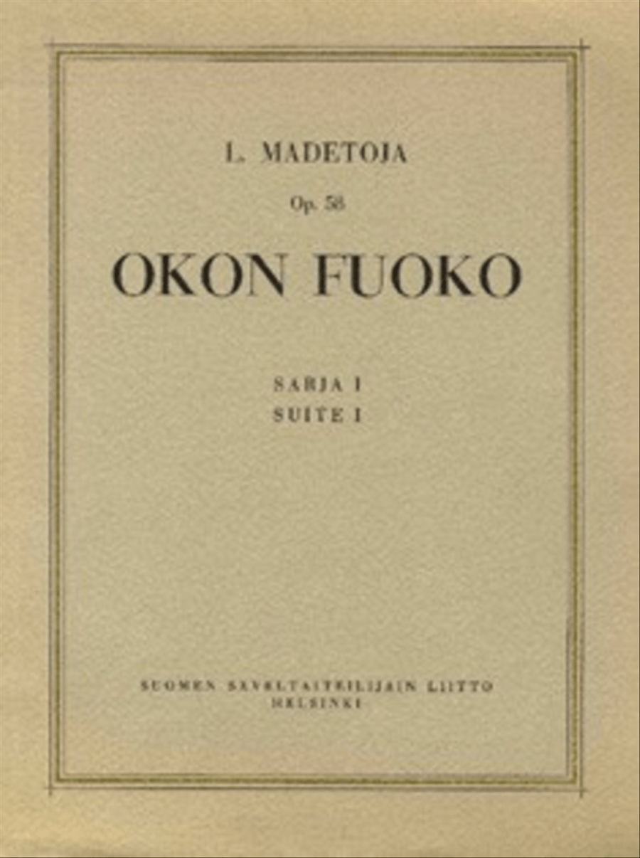 Okon Fuoko Op. 58 Suite 1 Orchestra scores gallery preview page 1