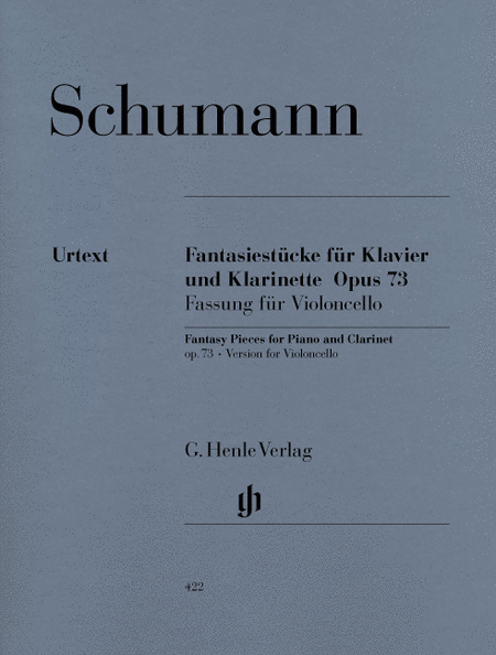 Robert Schumann: Fantasy pieces for Piano and Clarinet (or Violin or Violoncello) op. 73 (version for Violoncello)