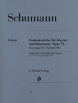 Book cover for Fantasy Pieces for Piano and Clarinet Op. 73