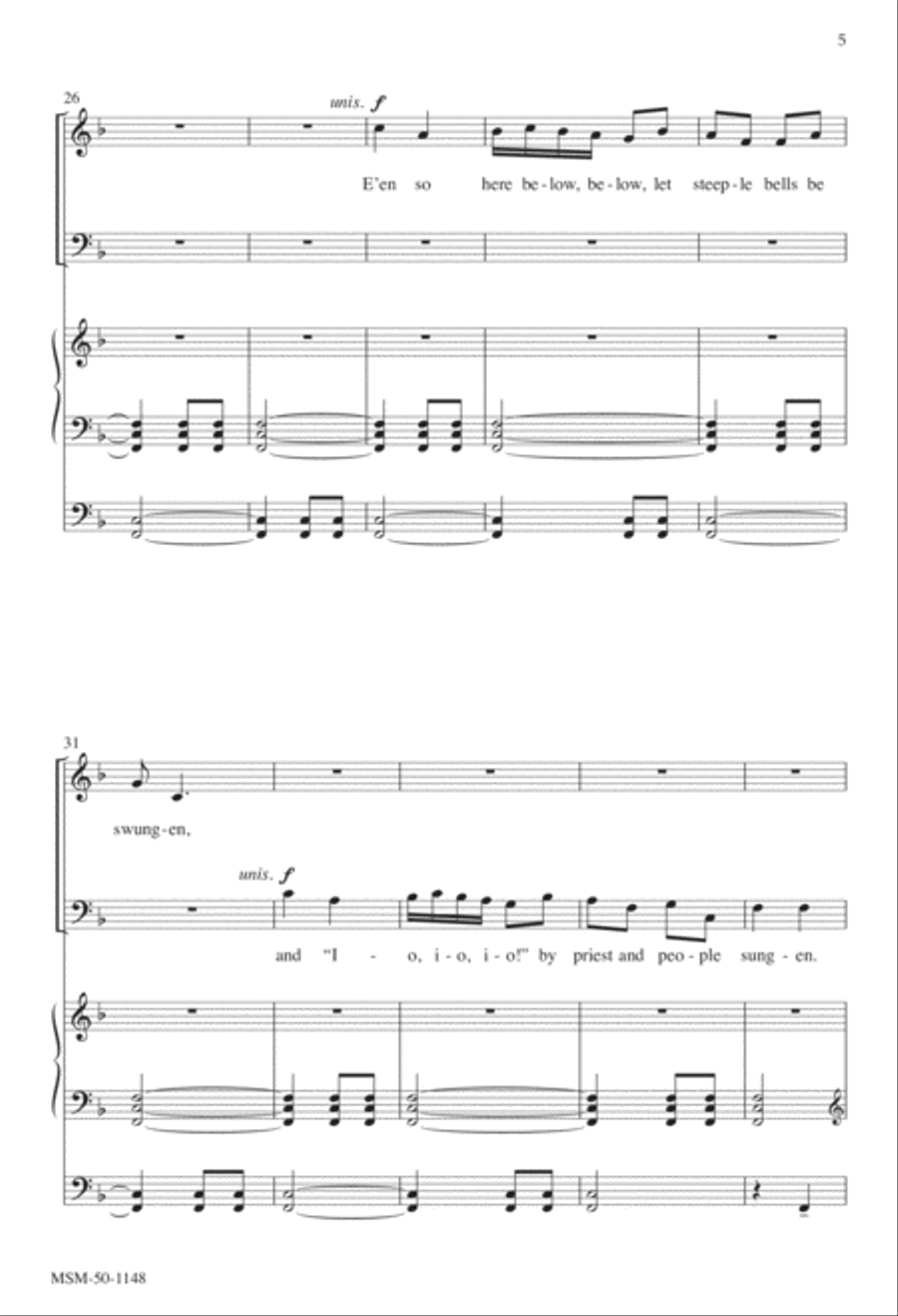 Ding Dong! Merrily on High 4-Part scores gallery preview page 4