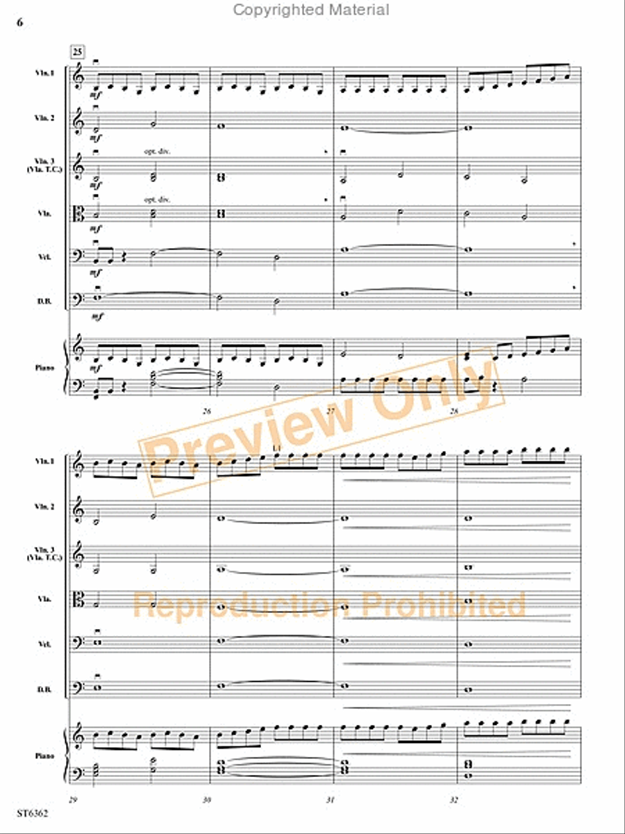 Electric Sinfonia String Orchestra scores gallery preview page 7