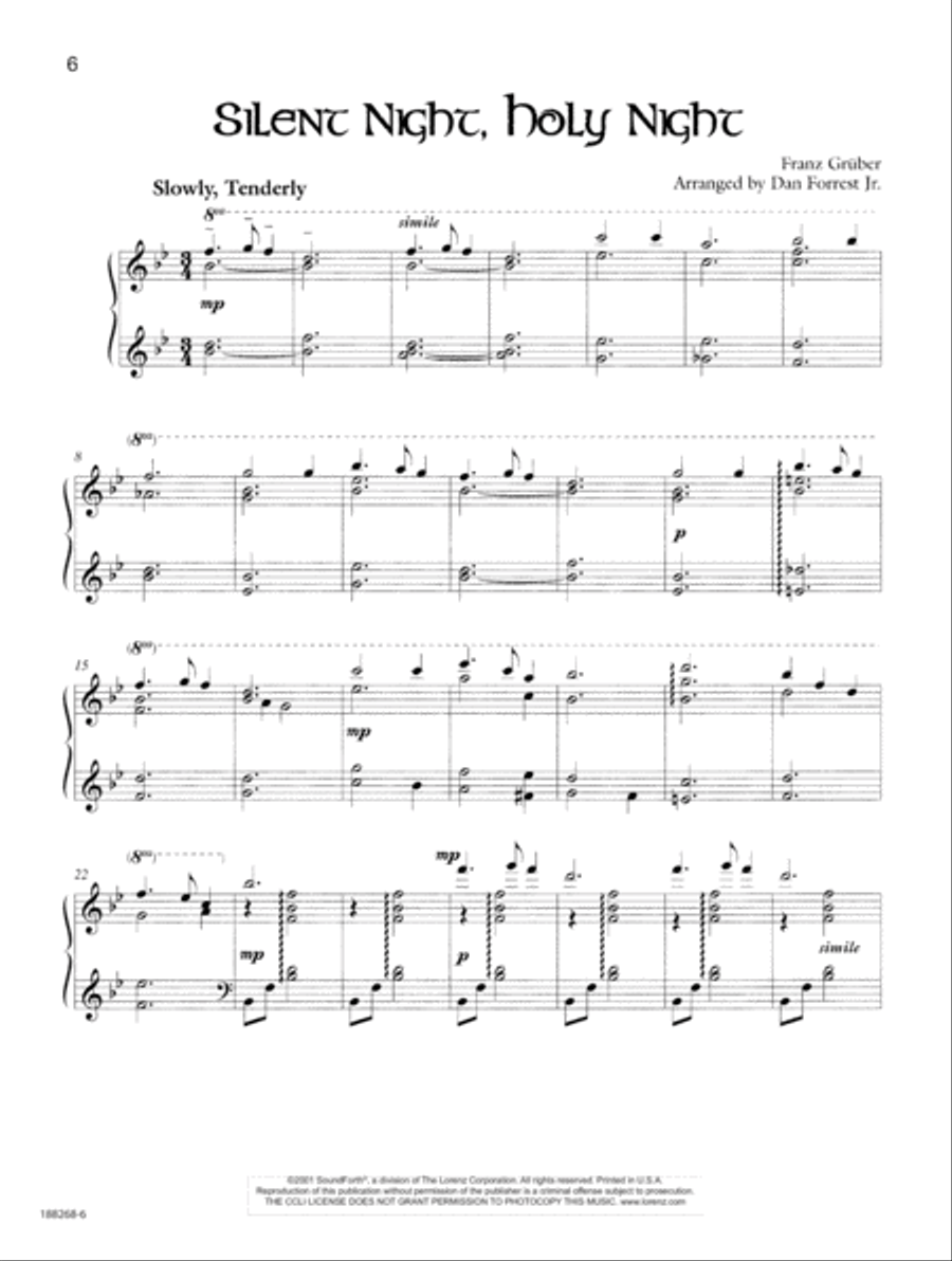 Prepare Him Room - Book and Listening CD Piano Solo scores gallery preview page 6