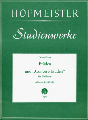 Book cover for Etuden und "Concert-Etuden"