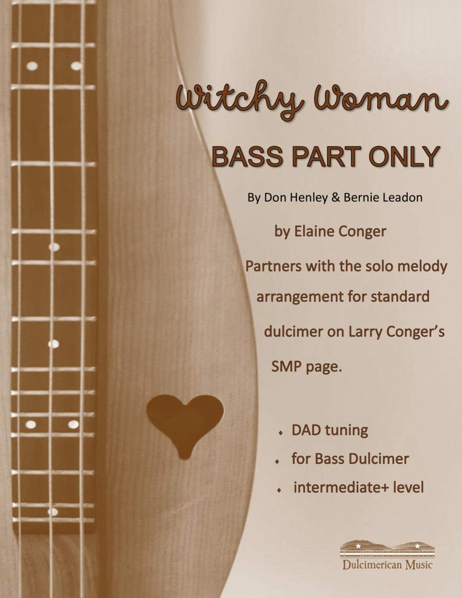 Witchy Woman by The Eagles Dulcimer - Digital Sheet Music