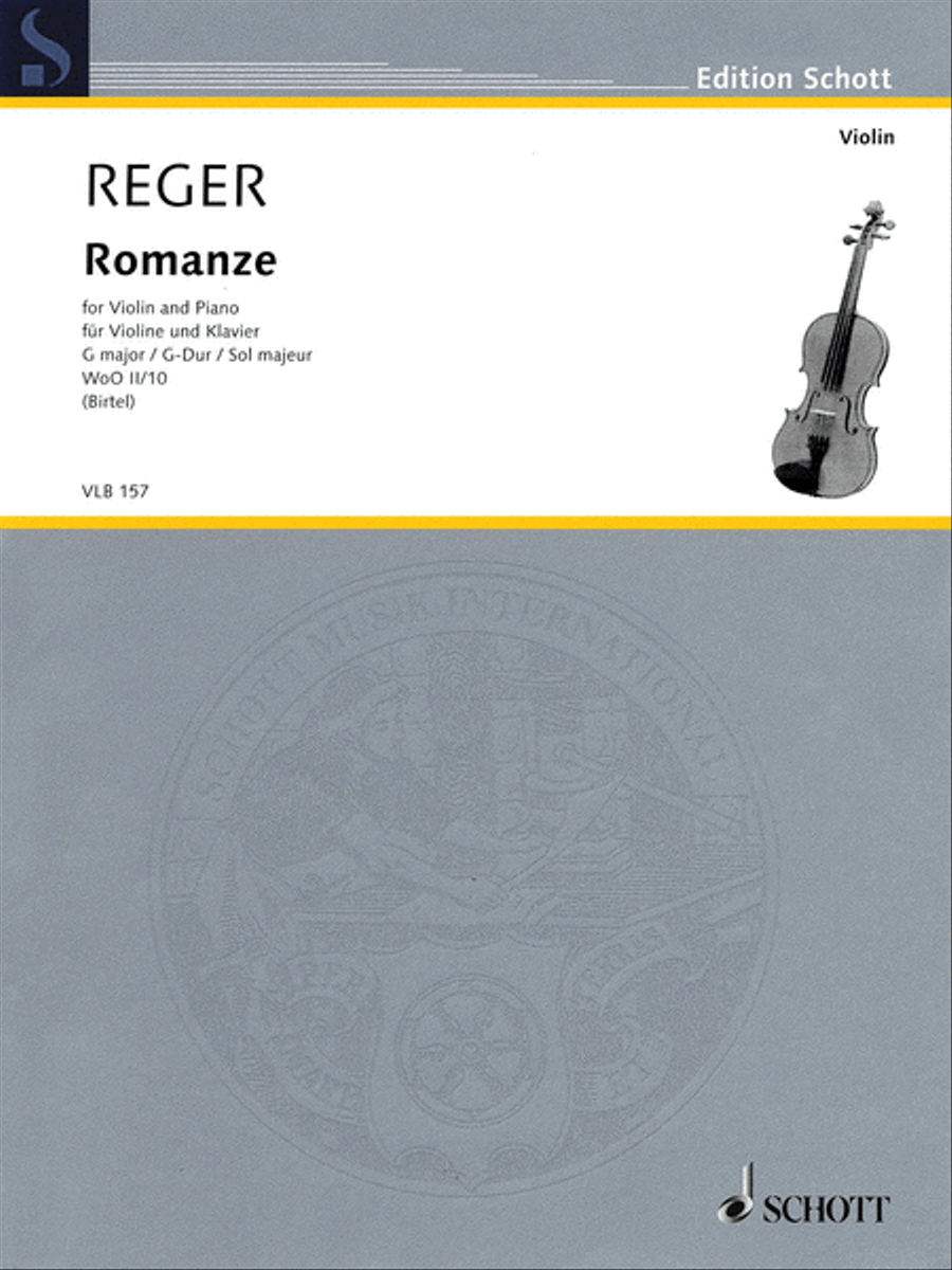 Romanze WoO II/10 Violin Solo scores gallery preview page 1
