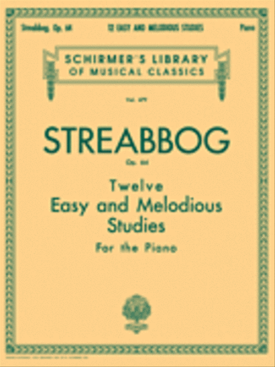 12 Easy and Melodious Studies, Op. 64 (Grade 2) Piano Method scores gallery preview page 1