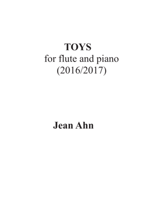 Book cover for Toys for flute and piano