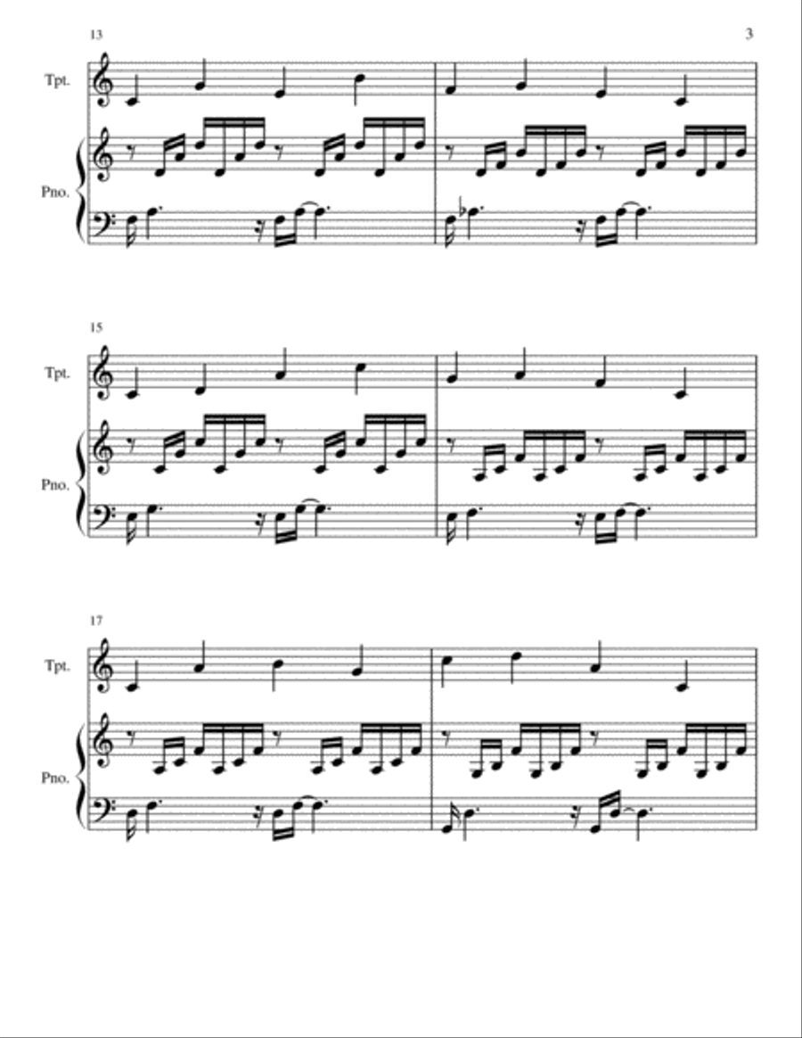 Prelude in C Major Chamber Orchestra scores gallery preview page 3