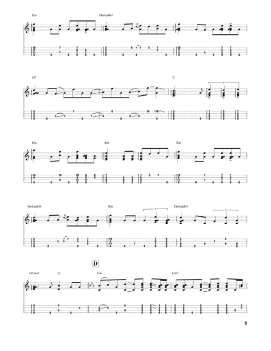 While My Guitar Gently Weeps (arr. Jake Shimabukuro) Ukulele scores gallery preview page 3