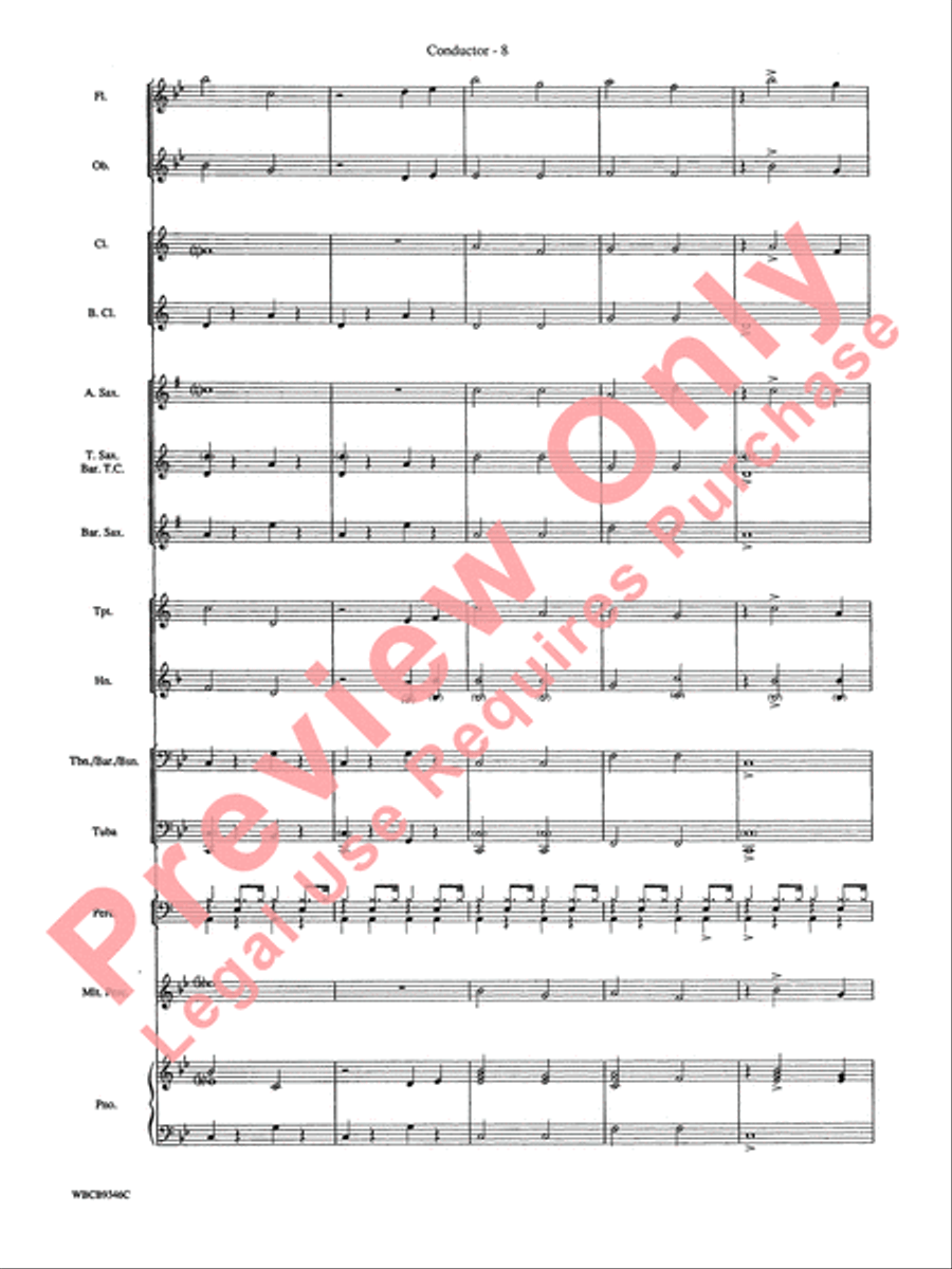 Mack the Knife (from The Threepenny Opera) Concert Band scores gallery preview page 11