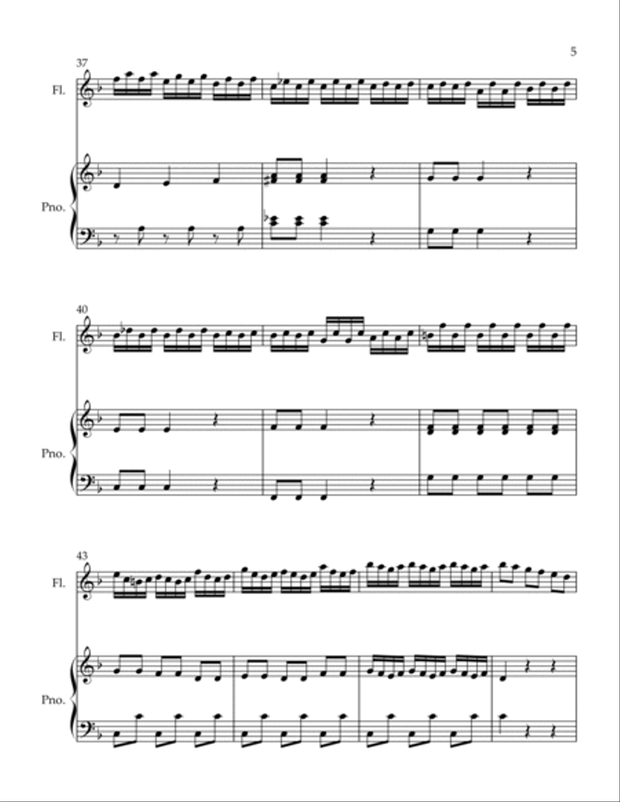 Con Spirito Flute Solo scores gallery preview page 5