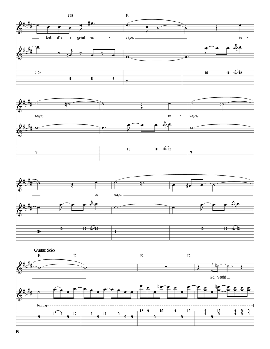 No Rain Acoustic Guitar scores gallery preview page 6