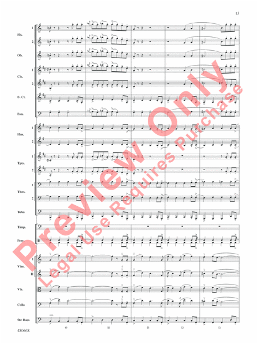 Blue Tango Full Orchestra scores gallery preview page 14