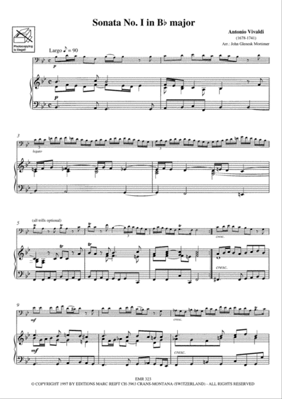 Sonata No. 1 Organ scores gallery preview page 3