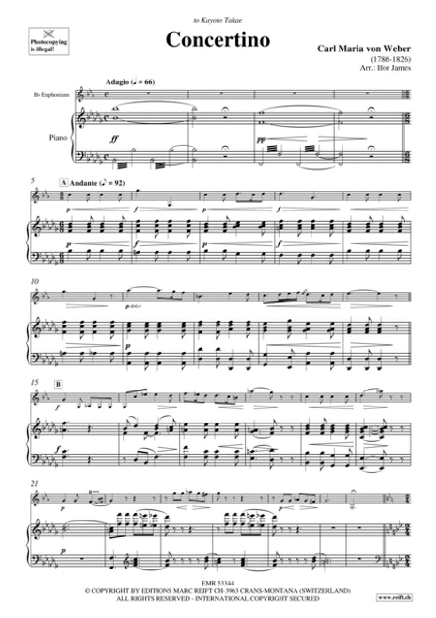 Concertino Euphonium scores gallery preview page 2