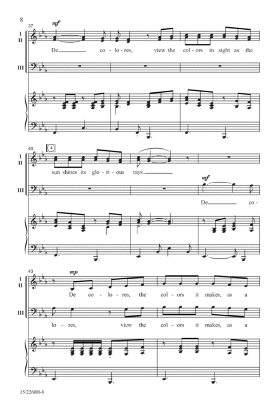 De Colores 3-Part scores gallery preview page 9