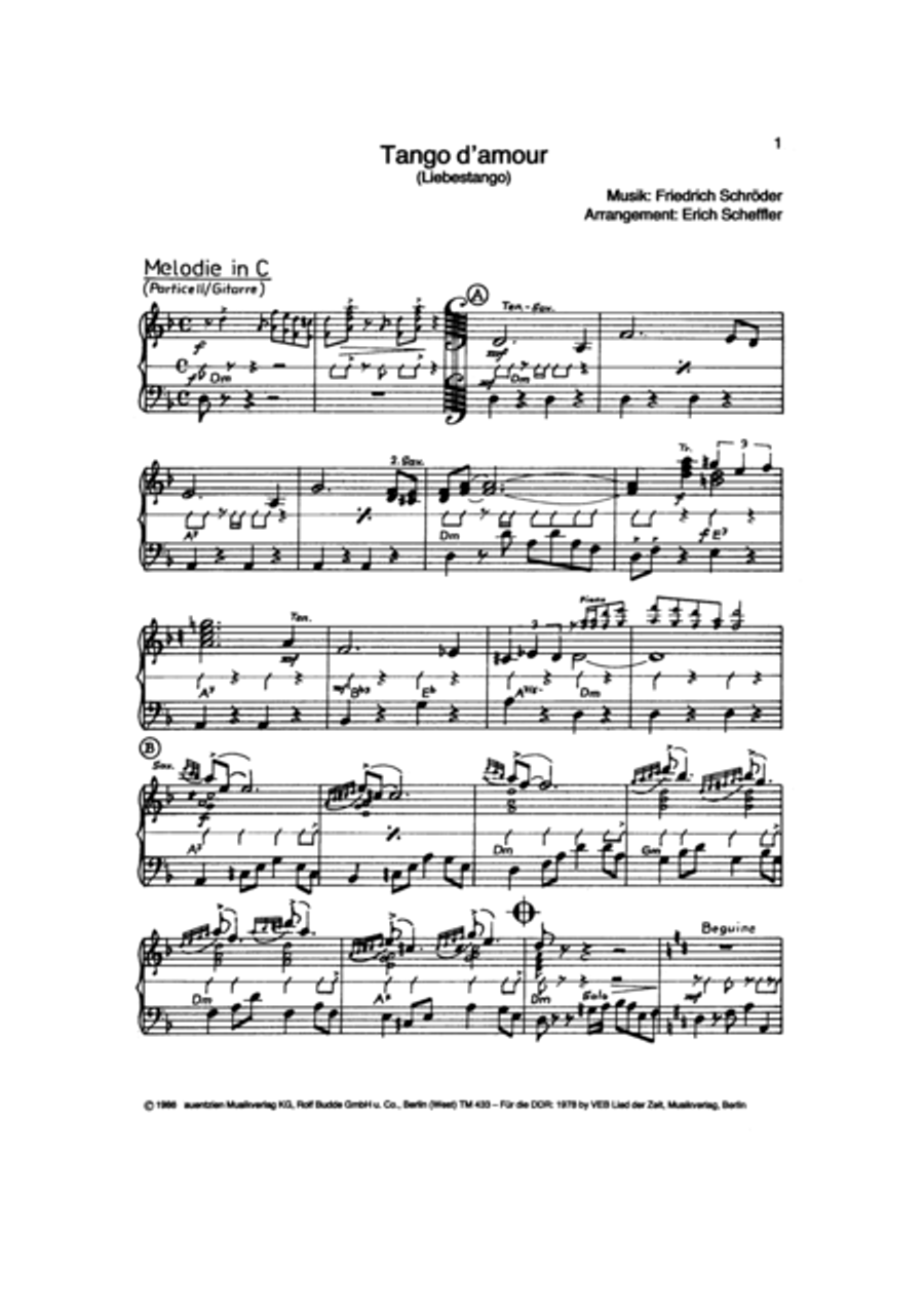 Tango d'amour Tango d'amour Trombone scores gallery preview page 3