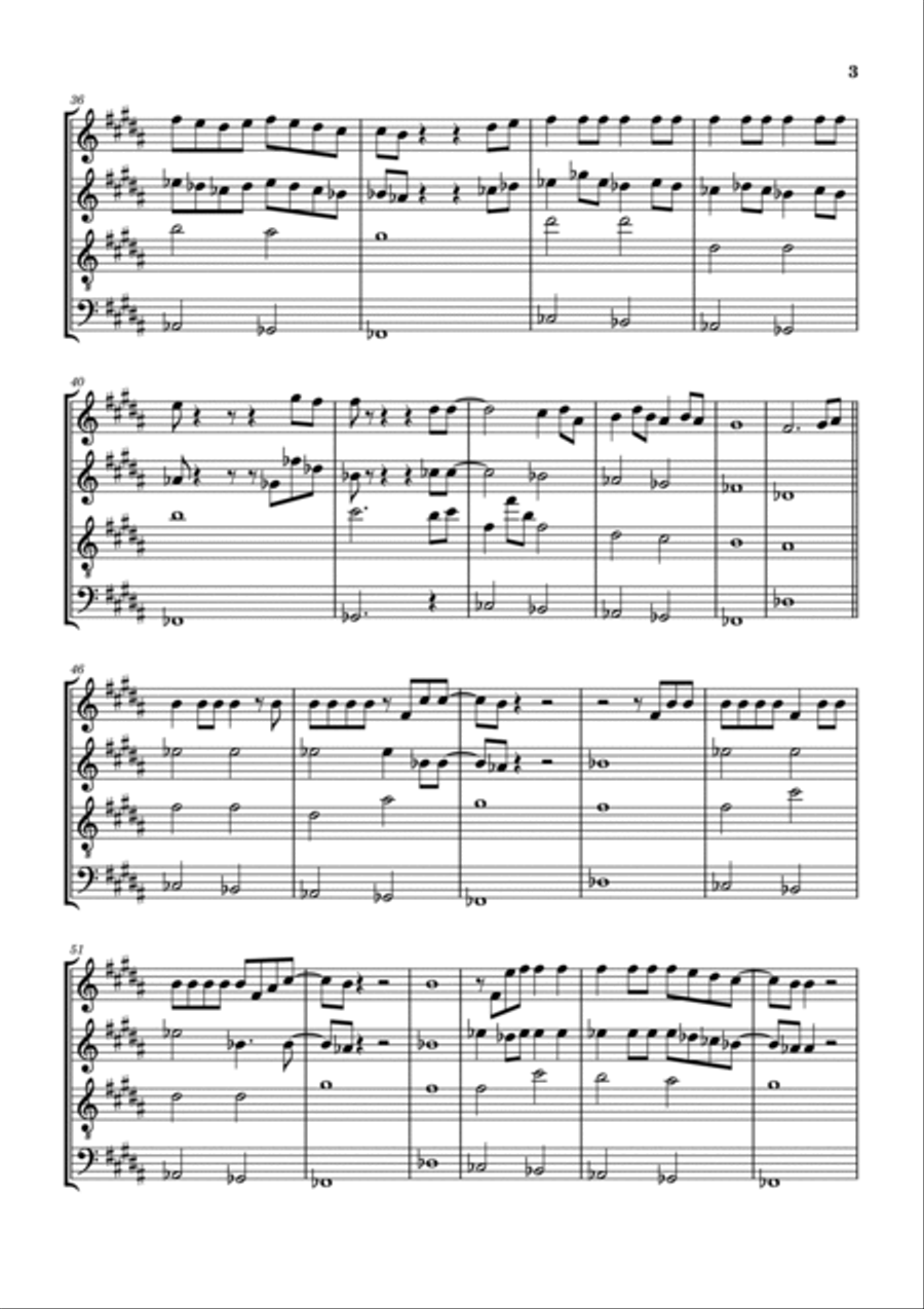 Truth Be Told Truth Be Told Woodwind Quartet scores gallery preview page 4
