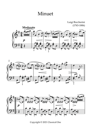 Boccherini - Minuet(With Note name)