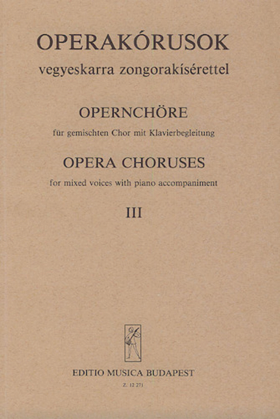 Opera Choruses V3-satb/pn