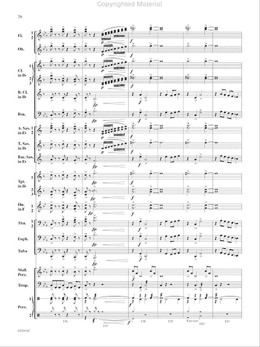 Mystic Portal Concert Band scores gallery preview page 27