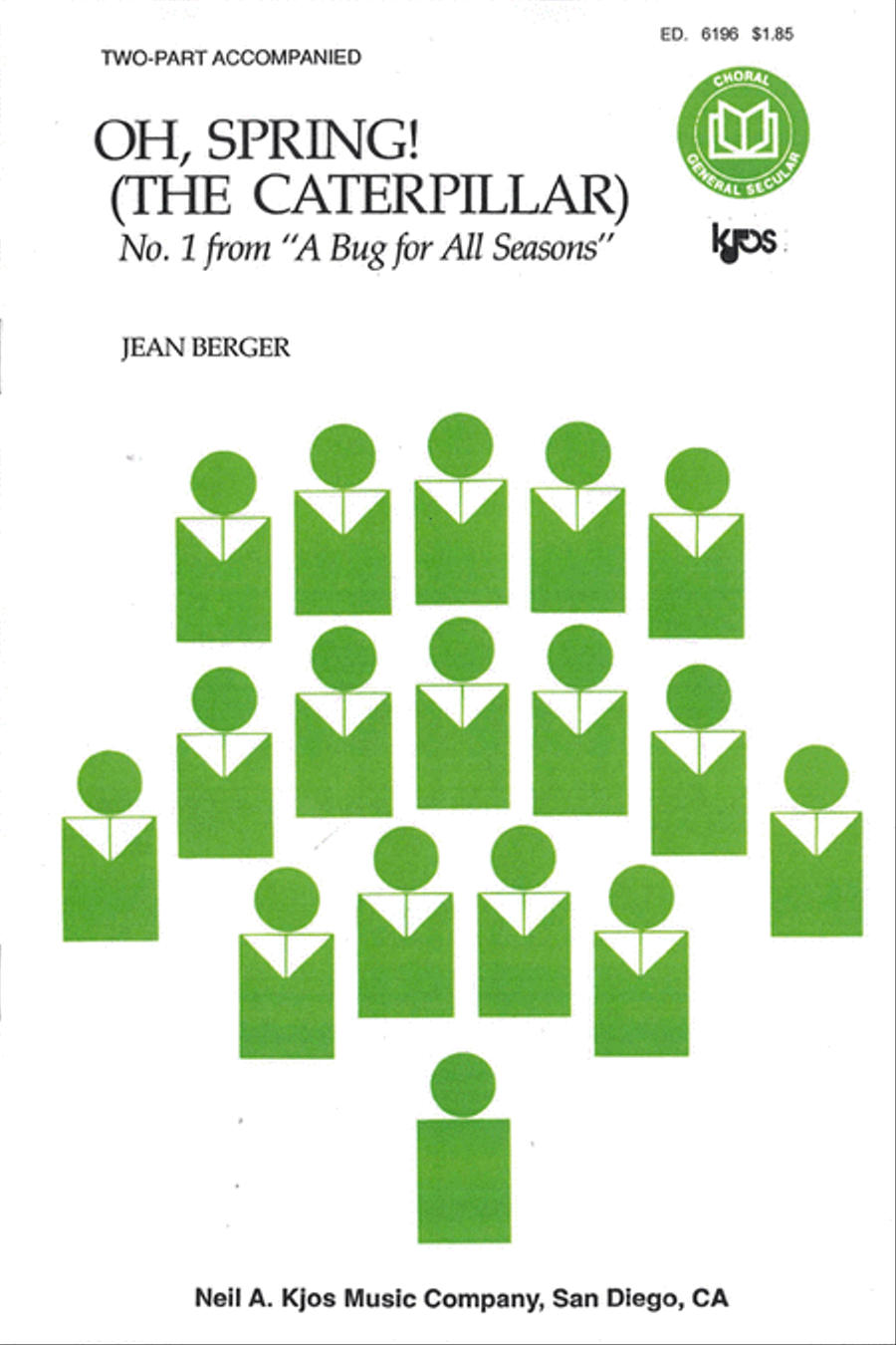 Oh Spring! (the Caterpillar) SSA scores gallery preview page 1