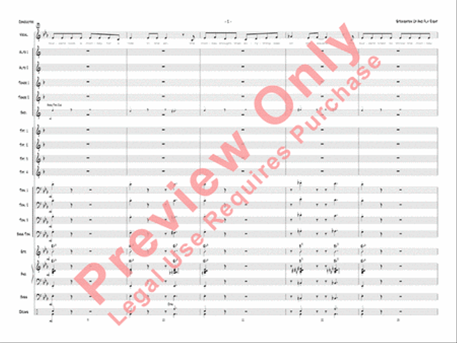 Straighten Up and Fly Right Jazz Ensemble scores gallery preview page 5