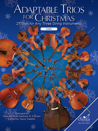 Book cover for Adaptable Trios for Christmas